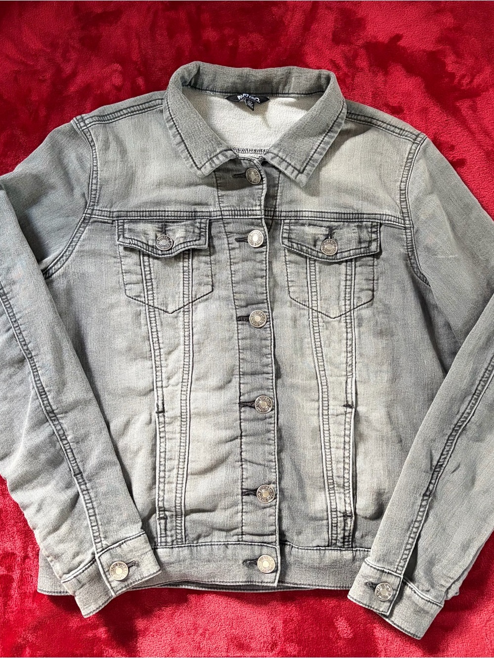 Buffalo David Bitton Gray Denim Jacket